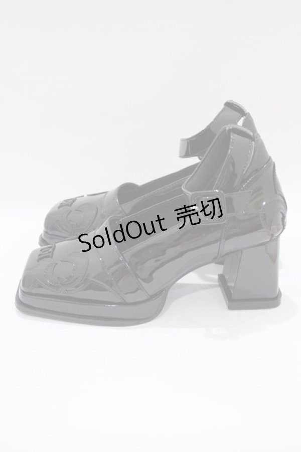 画像2: Darich / DDスクエアレディパンプス L ブラック H-26-02-20-084-LO-SH-NS-ZH (2)