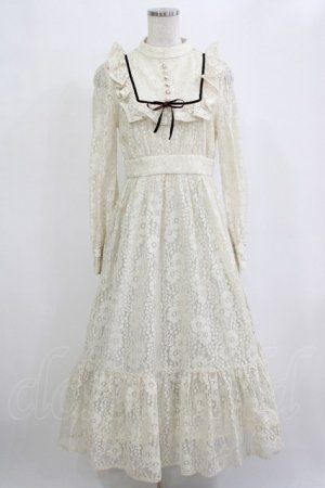 画像: Ank Rouge / レースロングクラシックワンピース M 生成り H-26-02-20-010-CA-OP-NS-ZH