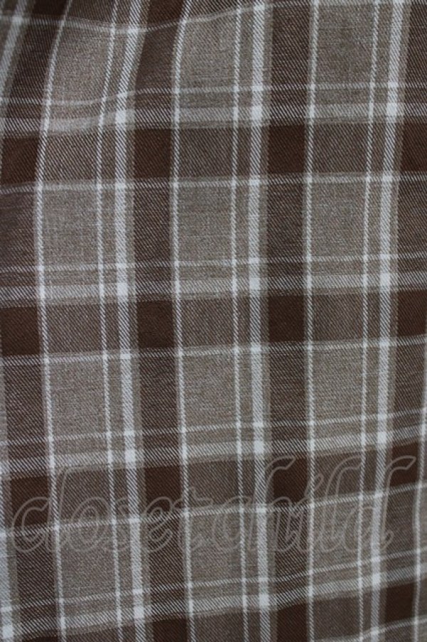 画像4: m petit by misako / AMCHKスクエアネックジャンパースカート S ブラウン H-26-02-20-011-LO-OP-NS-ZH (4)