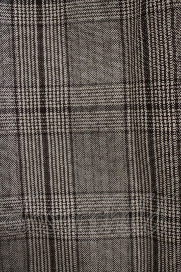 画像4: m petit by misako / CHKフリルOPナガ ワンピース S ブラウン H-26-02-20-012-LO-OP-NS-ZH (4)