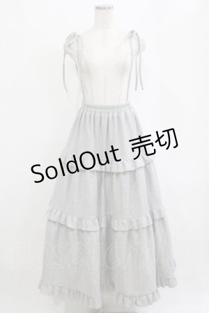 画像: LOLITAその他 / WC/スウェットロングティアードスカート Free グレー H-26-02-20-015-LO-SK-NS-ZH