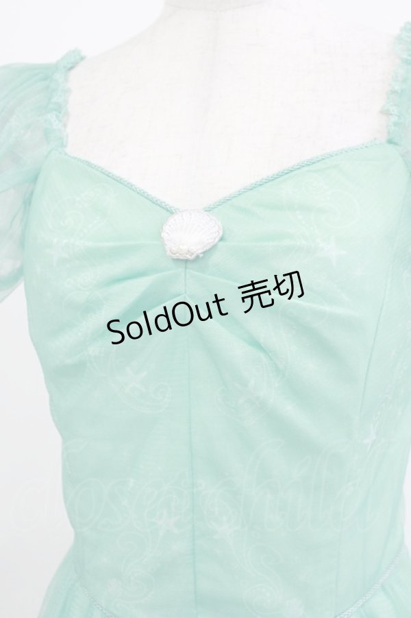 画像4: Secret Honey / グリーティングワンピース(アリエルver) Free ミント H-26-02-20-016-CA-OP-NS-ZH (4)