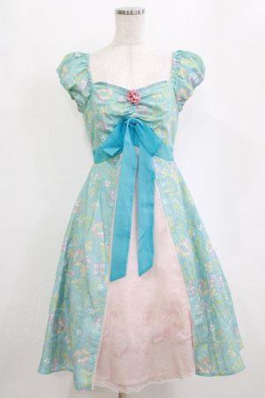 画像: Secret Honey / HowYouKnowワンピース(ディズニープリンセスver) Free ブルーグリーン H-26-02-20-017-CA-OP-NS-ZH