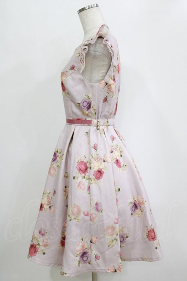 画像2: Ank Rouge / 花柄ワンピース M ラベンダー H-26-02-20-018-CA-OP-NS-ZH (2)