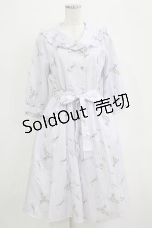 画像: axes femme POETIQUE / チューリップストライプワンピース M ラベンダー H-26-02-21-027-AX-OP-NS-ZH