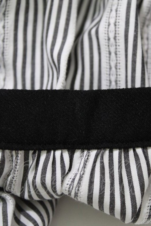 画像6: Secret Honey / ストライプセーラーワンピース Free ブラック H-26-02-21-029-CA-OP-NS-ZH (6)