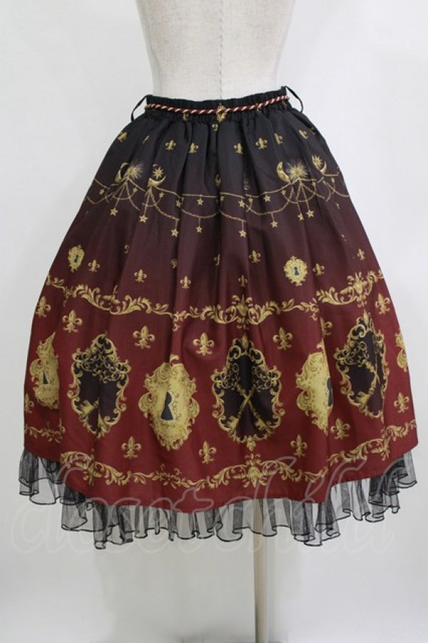 画像3: axes femme kawaii / 鍵柄スカート M ブラック H-26-02-21-004-AX-SK-NS-ZH (3)