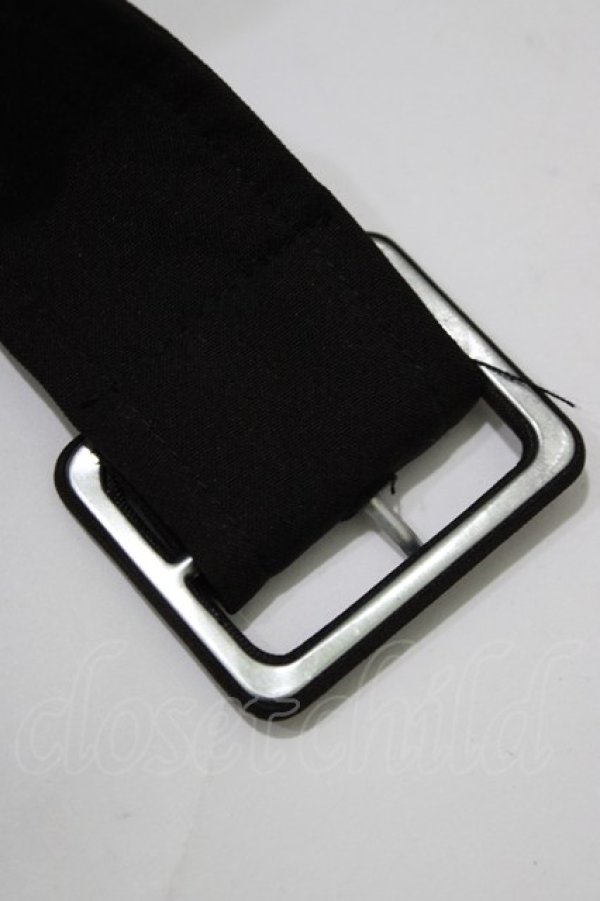 画像4: Ank Rouge / ベルト付きジャンパースカート M ブラック H-26-02-21-040-CA-OP-NS-ZH (4)