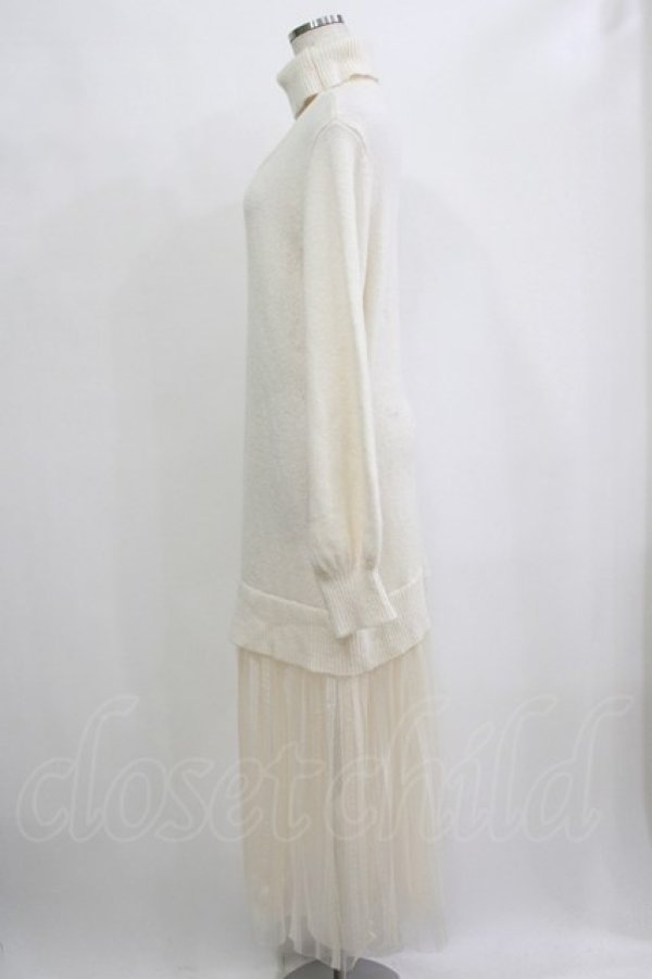 画像2: EATME / チュールドッキングニットワンピース Free オフ H-26-02-21-042-LO-OP-NS-ZH (2)