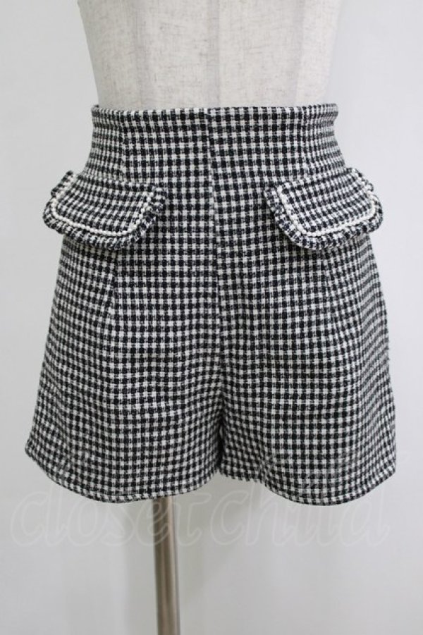 画像1: evelyn / パールポケットパンツ Free ブラック H-26-02-21-044-LO-PA-NS-ZH (1)