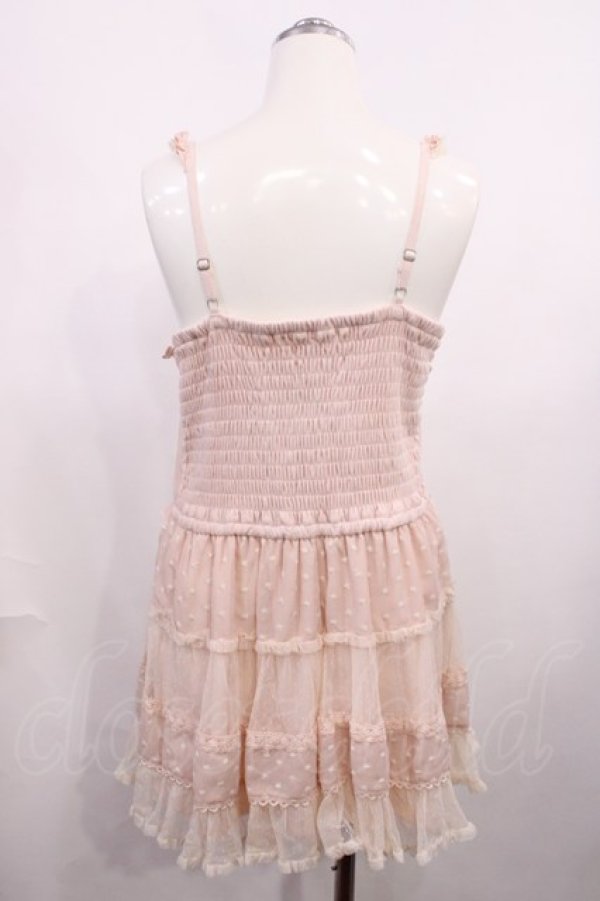 画像2: LIZ LISA / レースアップワンピース Free ピンク H-26-02-21-1009-LO-OP-NS-ZH (2)