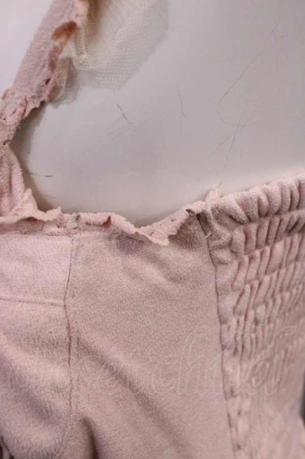 画像3: LIZ LISA / レースアップワンピース Free ピンク H-26-02-21-1009-LO-OP-NS-ZH (3)