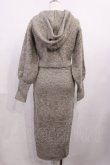 画像2: Riu / ニットワンピース Free グレー H-26-02-21-1012-LO-OP-NS-ZH (2)