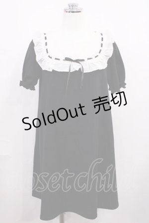 画像: Ank Rouge / ヨーク切替カットワンピース M ブラック H-26-02-21-1013-CA-OP-NS-ZH