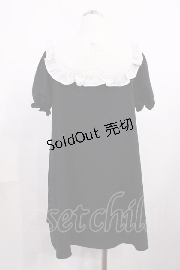 画像2: Ank Rouge / ヨーク切替カットワンピース M ブラック H-26-02-21-1013-CA-OP-NS-ZH (2)