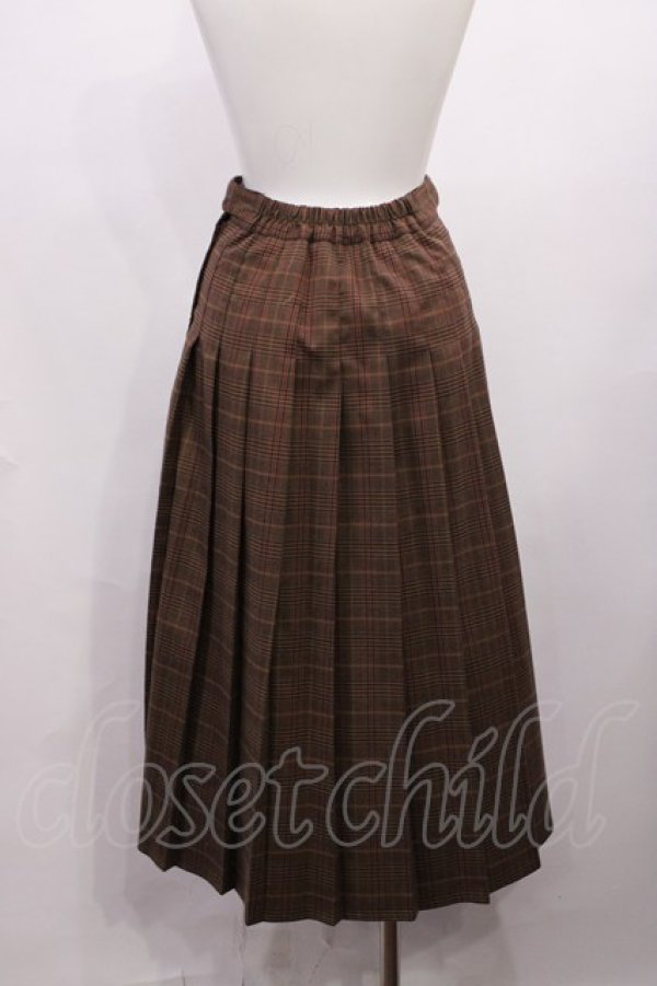 画像2: an another angelus / チェックスカート Free BROWN H-26-02-21-1014-CA-SK-NS-ZH (2)