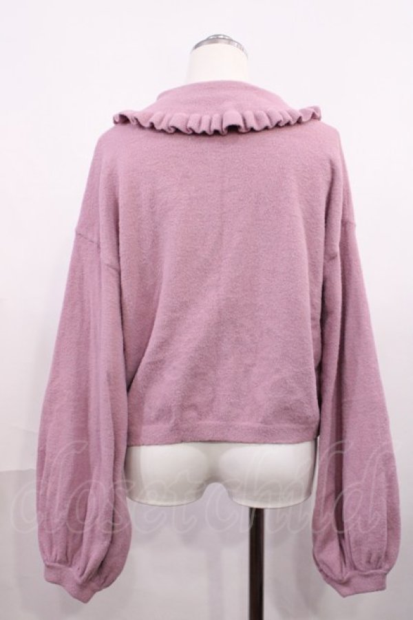 画像2: merry jenny / bearフリルカラーカーディガン Free ピンク H-26-02-21-1027-LO-TO-AK-ZH (2)