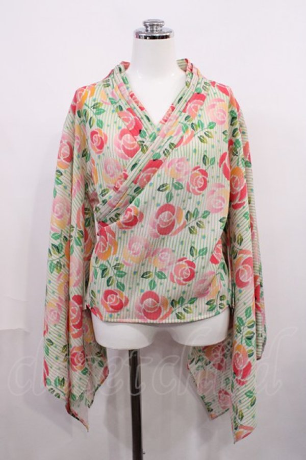 画像1: NO.S PROJECT / 大正浪漫カシュクール /白椿 Free 白 H-26-02-21-1029-LO-BL-NS-ZH (1)