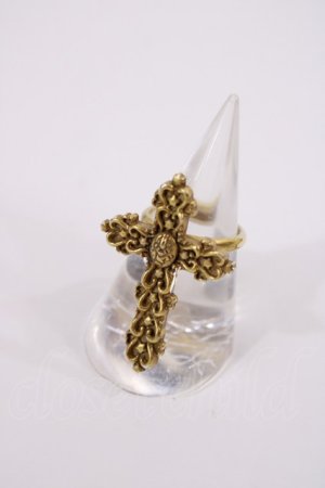 画像: Angelic Pretty / Brilliant Crossリング FREE ゴールド H-26-02-21-1037-AP-AC-YZ-ZH