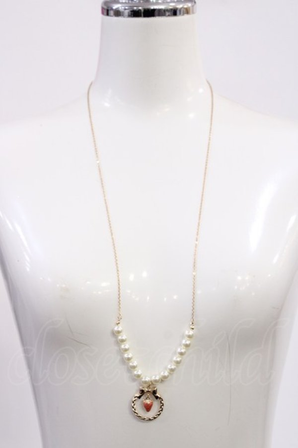 画像2: m petit by misako / AMイチゴサークルネックレス  ゴールド H-26-02-21-1039-LO-AC-YZ-ZH (2)