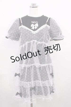 画像: Ank Rouge / ティアードレイヤードTe M ブラック H-26-02-21-1040-CA-TS-NS-ZH