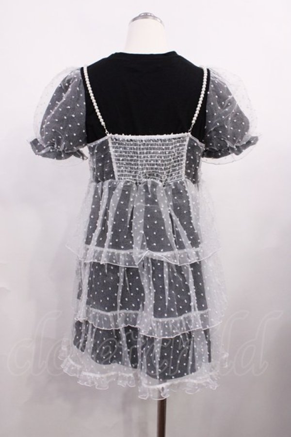 画像2: Ank Rouge / ティアードレイヤードTe M ブラック H-26-02-21-1040-CA-TS-NS-ZH (2)