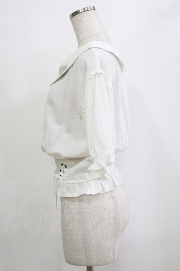 画像2: axes femme POETIQUE / バラ刺繍オフショルブラウス M オフ H-26-02-21-048-AX-BL-NS-ZH (2)