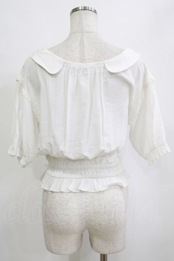 画像3: axes femme POETIQUE / バラ刺繍オフショルブラウス M オフ H-26-02-21-048-AX-BL-NS-ZH (3)