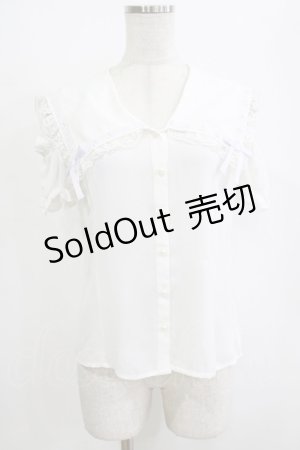 画像: Ank Rouge / はしごレースブラウス M オフ/ラベンダー H-26-02-21-055-CA-BL-NS-ZH