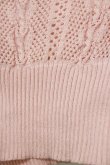 画像4: axes femme / 透かし編みニットカーデ M ピンク H-26-02-21-063-AX-TO-NS-ZH (4)