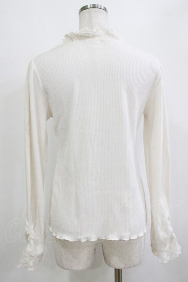 画像3: axes femme / フリルカットプルオーバー M オフ H-26-02-21-064-AX-TO-NS-ZH (3)