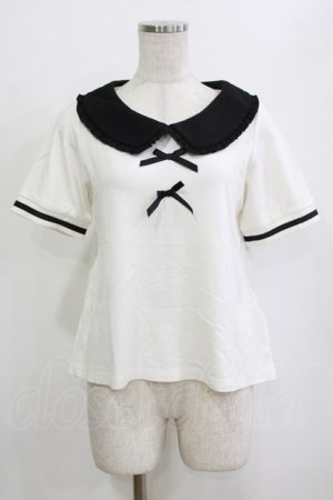 画像: LIZ LISA / 配色プルオーバー Free オフ/ブラック H-26-02-21-066-LO-TO-NS-ZH