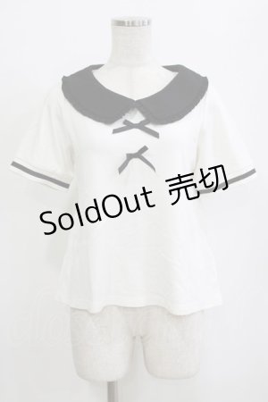 画像: LIZ LISA / 配色プルオーバー Free オフ/ブラック H-26-02-21-066-LO-TO-NS-ZH