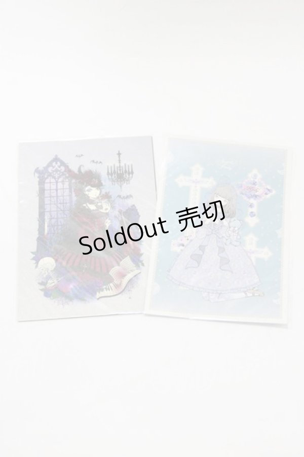 画像1: Angelic Pretty / ポストカード  サックス H-26-02-21-073-AP-ZA-NS-ZH (1)