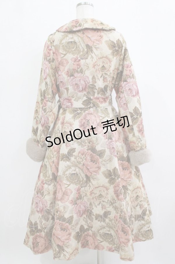 画像3: Kurumi Collaboration / TT*KRMゴブランファーコート L ベージュ H-26-02-21-012-GO-CO-NS-ZH (3)