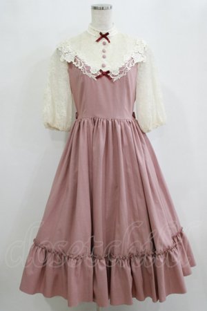 画像: Innocent World / つる薔薇レースアニバーサリーワンピース M ピンク/生成 H-26-02-21-017-IW-OP-NS-ZH