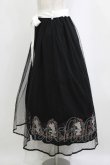 画像2: axes femme / ディズニー/ミニー刺繍スカート M ブラック H-26-02-21-020-AX-SK-NS-ZH (2)