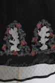 画像4: axes femme / ディズニー/ミニー刺繍スカート M ブラック H-26-02-21-020-AX-SK-NS-ZH (4)