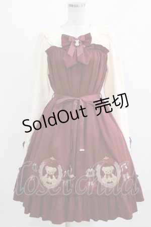 画像: Amavel / Bears ClosetスイートAラインワンピース Free ボルドー H-26-02-22-001-CA-OP-NS-ZH