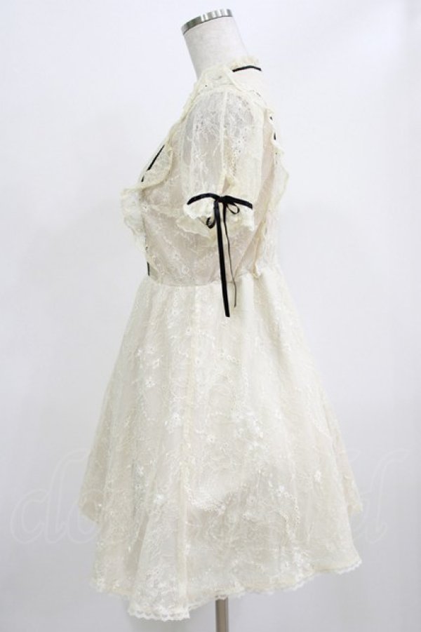 画像2: Honey Cinnamon / レースワンピース Free アイボリー H-26-02-22-026-LO-OP-NS-ZH (2)