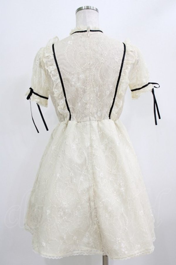 画像3: Honey Cinnamon / レースワンピース Free アイボリー H-26-02-22-026-LO-OP-NS-ZH (3)