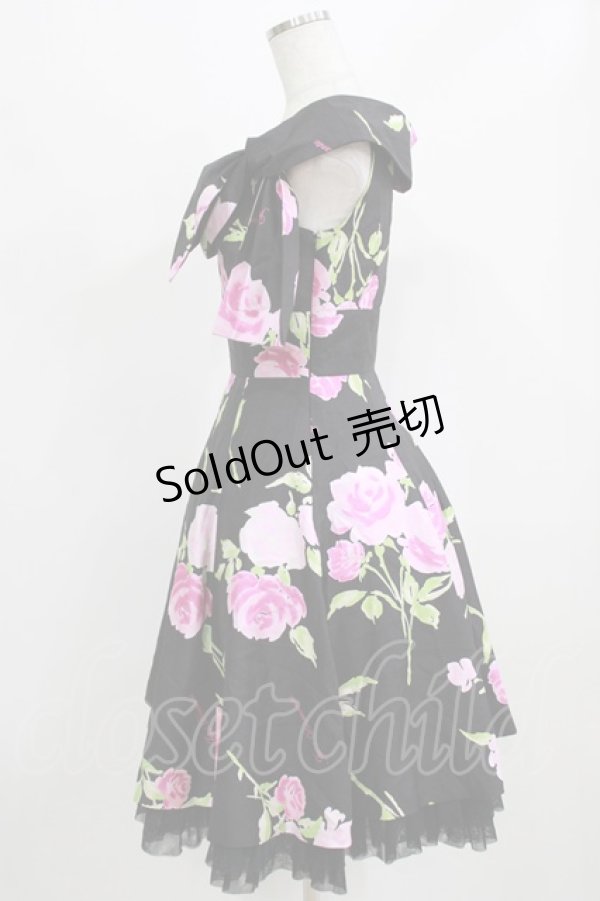 画像2: JESUS DIAMANTE / 新BBワンピース 40 プレミアムローズ/ブラック H-26-02-22-030-JE-OP-NS-ZH (2)