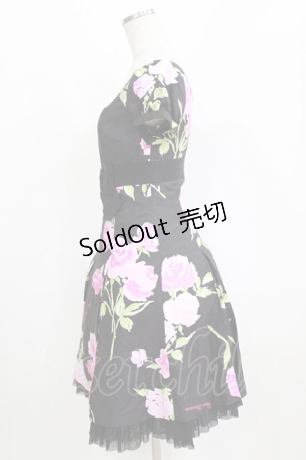 画像2: JESUS DIAMANTE / コアクマワンピース 40 プレミアムローズ/ブラック H-26-02-22-032-JE-OP-NS-ZH (2)