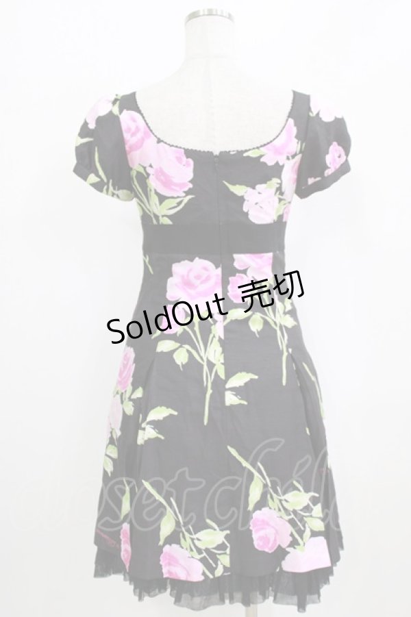 画像3: JESUS DIAMANTE / コアクマワンピース 40 プレミアムローズ/ブラック H-26-02-22-032-JE-OP-NS-ZH (3)