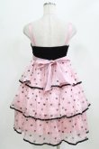 画像3: BIG GOOSE（海外ロリータブランド） / ドットジャンパースカート Free ピンク H-26-02-22-033-LO-OP-NS-ZH (3)