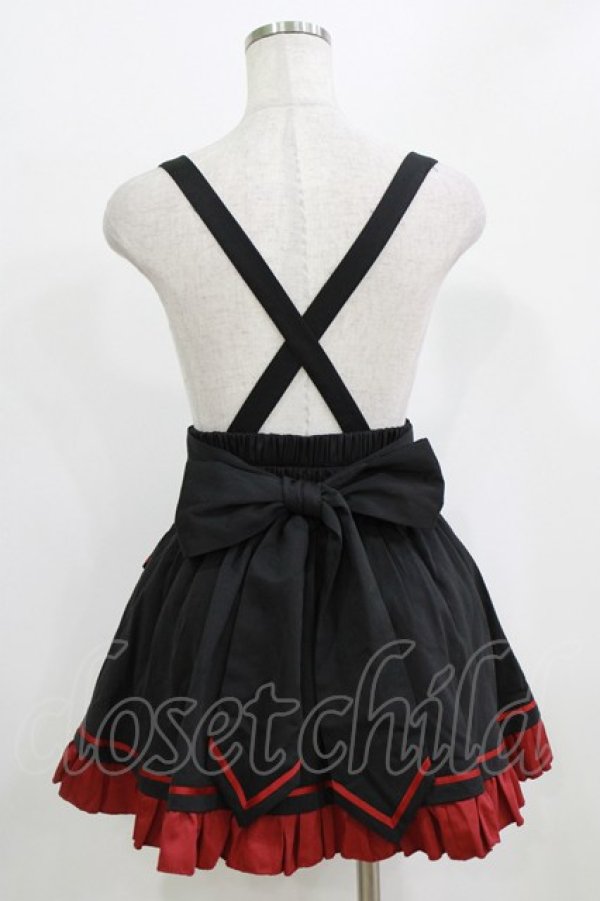 画像3: PuppetBombs / サスペンダースカート S ブラック H-26-02-22-035-PU-SK-NS-ZH (3)