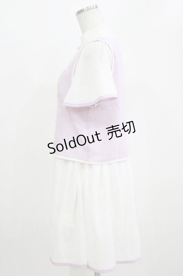 画像2: To Alice / すずらん刺繍ワンピース S オフ H-26-02-22-037-LO-OP-NS-ZH (2)