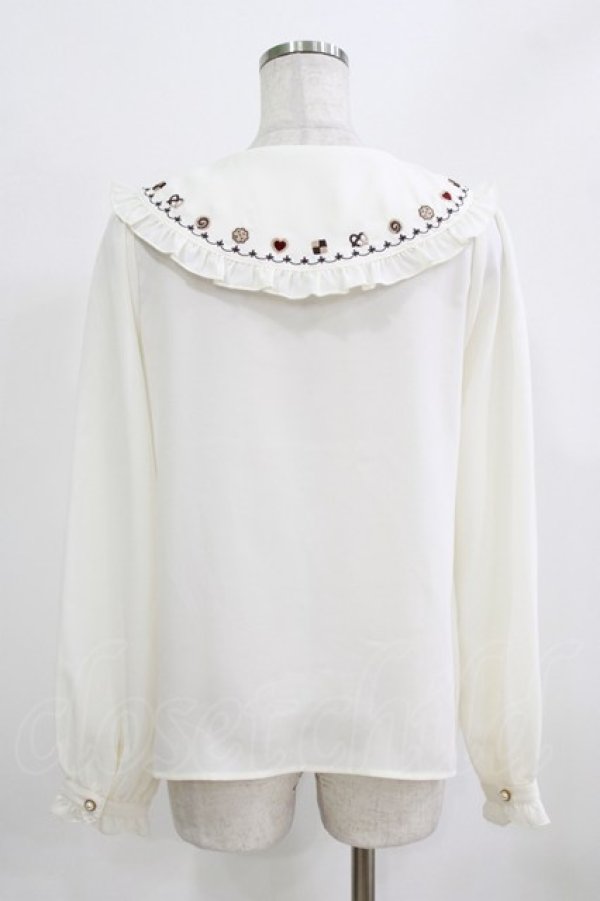 画像3: Amavel / Fancy Cookieブラウス Free 生成り H-26-02-22-046-CA-BL-NS-ZH (3)