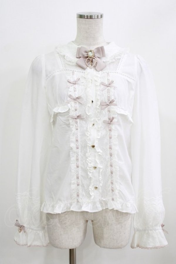 画像1: LIZ LISA / バックシャーリングブラウス Free オフ/ピンク H-26-02-22-049-LO-BL-NS-ZH (1)