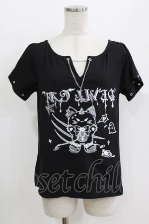 画像: To Alice / アームカバー付きトップス S ブラック H-26-02-22-052-LO-TO-NS-ZH